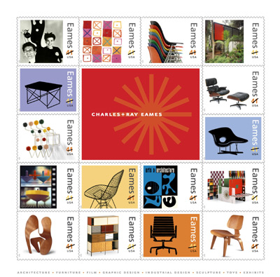 Eames Postage Stamps