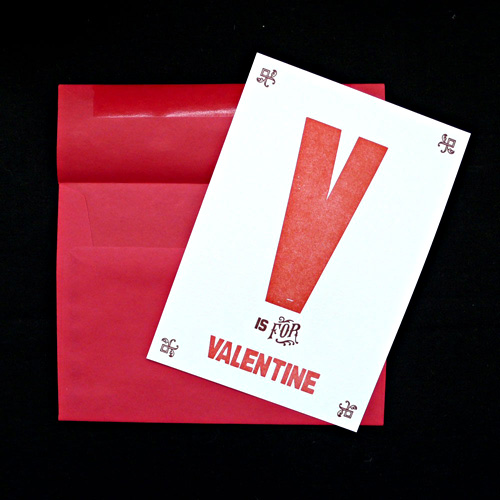 Hijirik Letterpress Valentine's Day Cards