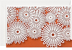 Vera Wang Laser Cut Notecards