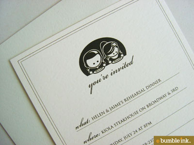 Bumble Ink Custom Invitations