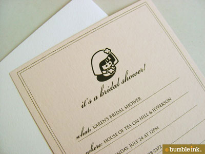 Bumble Ink Custom Invitations