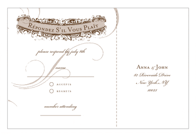 paper + cup Baroque Era Wedding Invitations