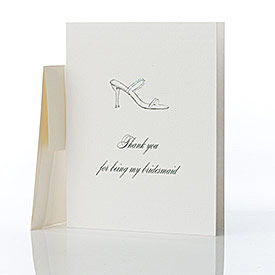 Remanents Bridesmaid Thank You Card