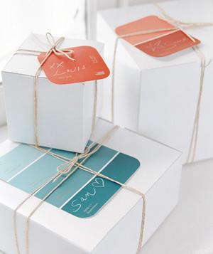 Paint Chips Gift Tags