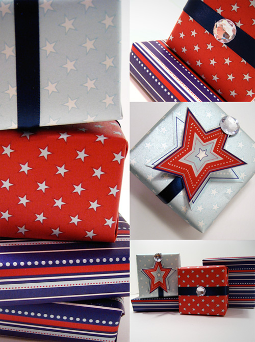 Fourth of July Gift Wrap Ideas