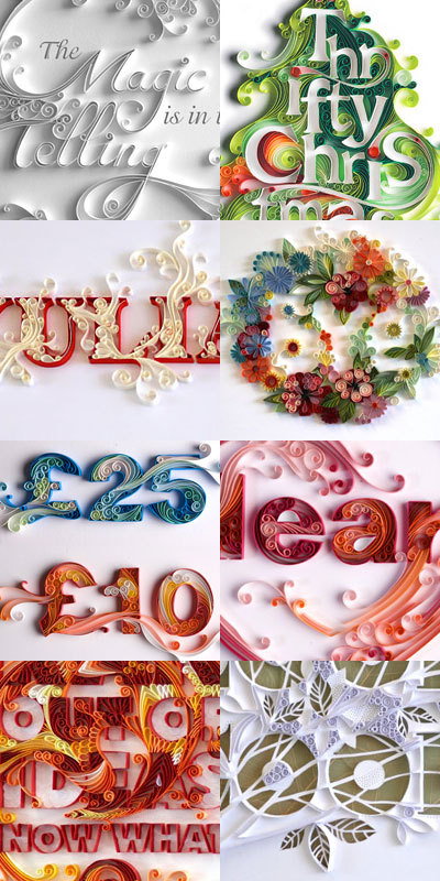 Yulia Brodskaya Quilled Illustration