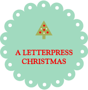 A Letterpress Christmas from Paper Crave